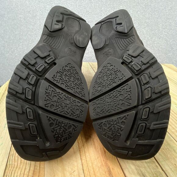 Zeba Shoes Mens Sz 9 Triple Black Hands Free Slip On Walking Sneakers Orthopedic - Picture 8 of 15